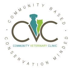 a logo for the cvc community veterinary clinic