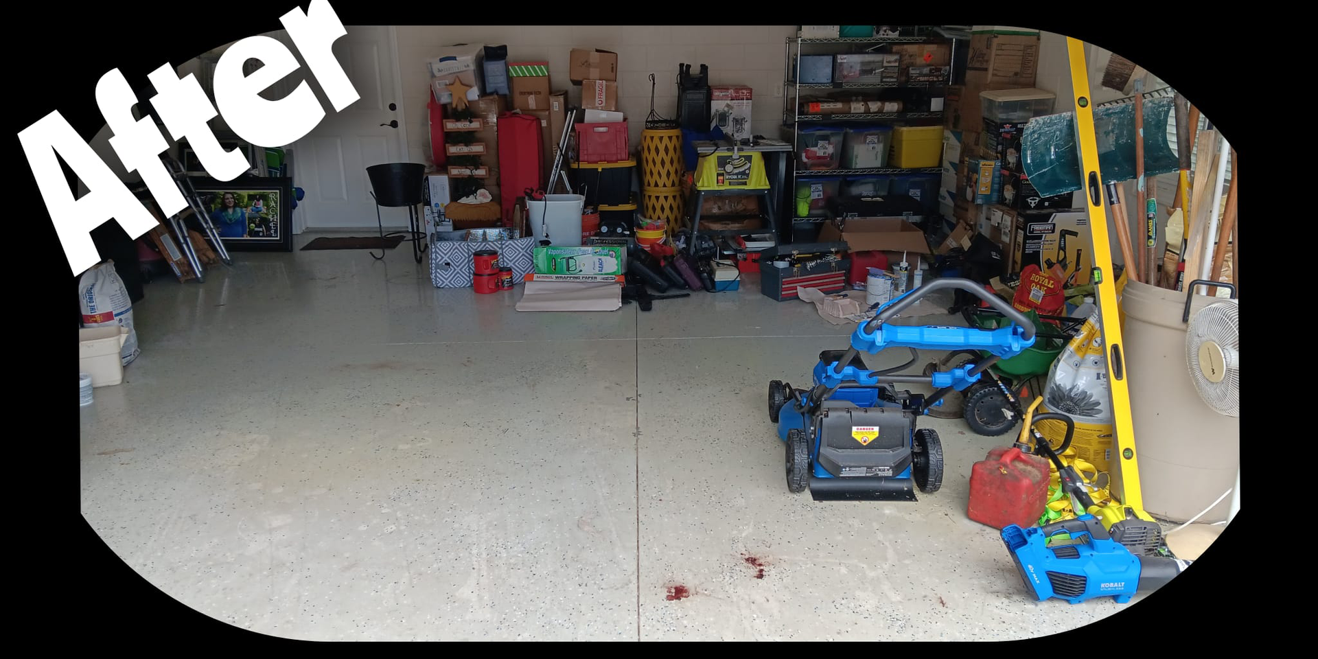After Picture of Messy Garage — Eustis, FL — Doin’ Good! Junk Removal, LLC
