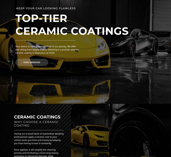 Cool Carbon Detailer Website Skin