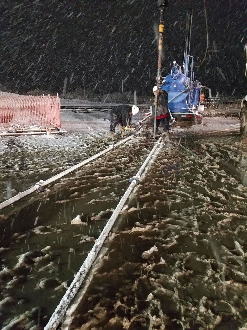 Installing Flowback — Alice, Tx — Guyline Anchor Service LLC