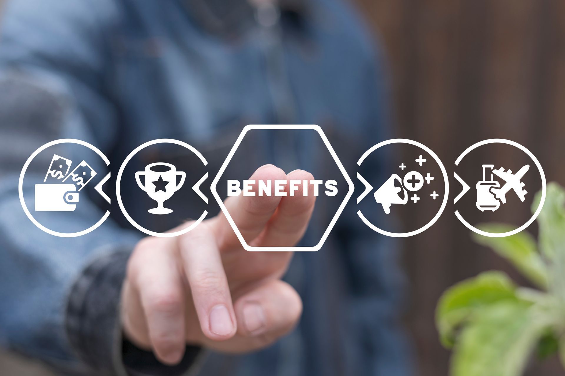 Man Searching Healthcare Insurance Using His Laptop