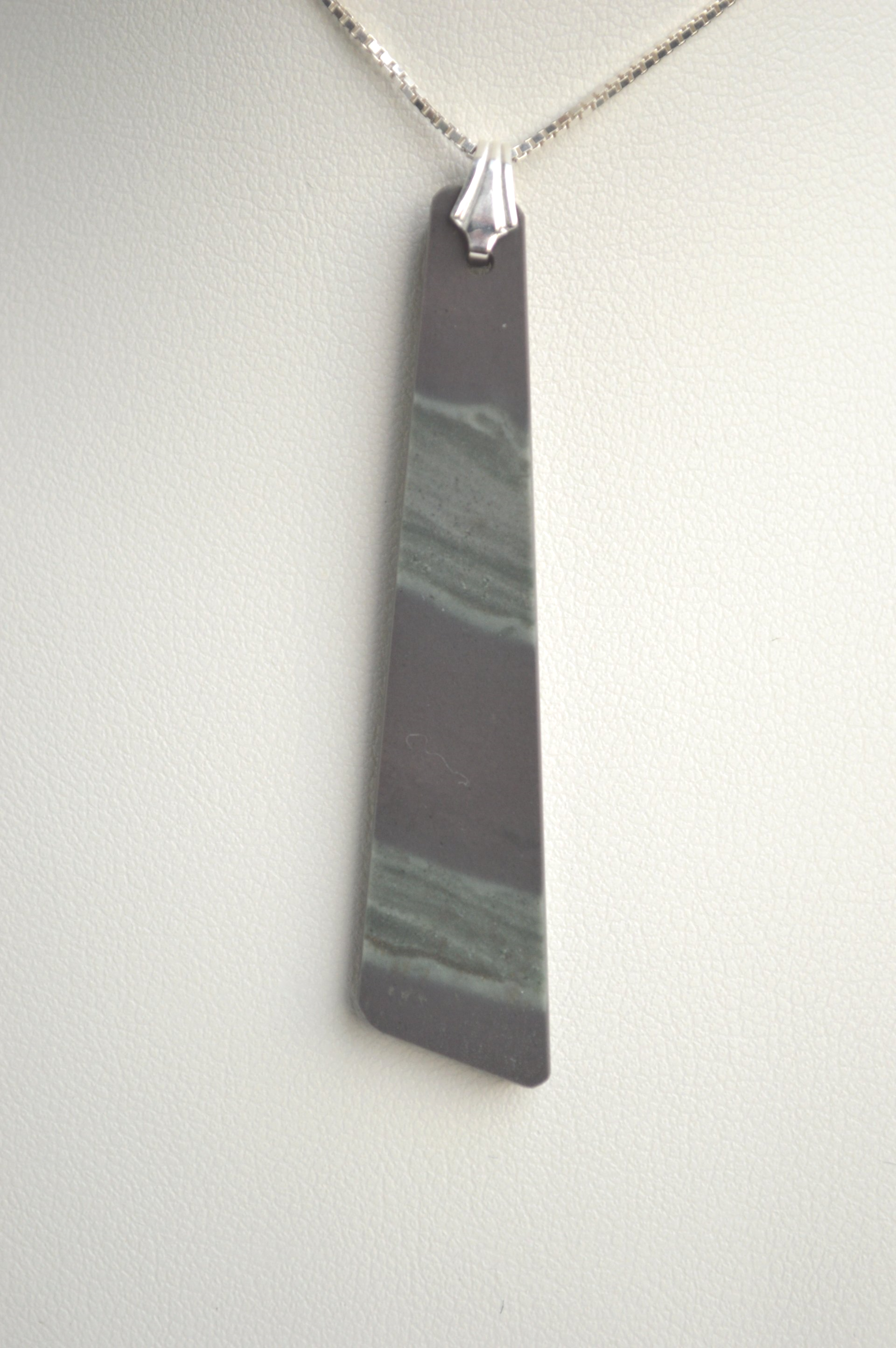 Welsh Slate Pendant on Sterling Silver