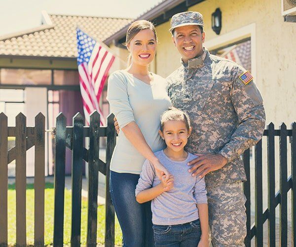 American Soldier with Family - Family Counseling in Warrenton, VA