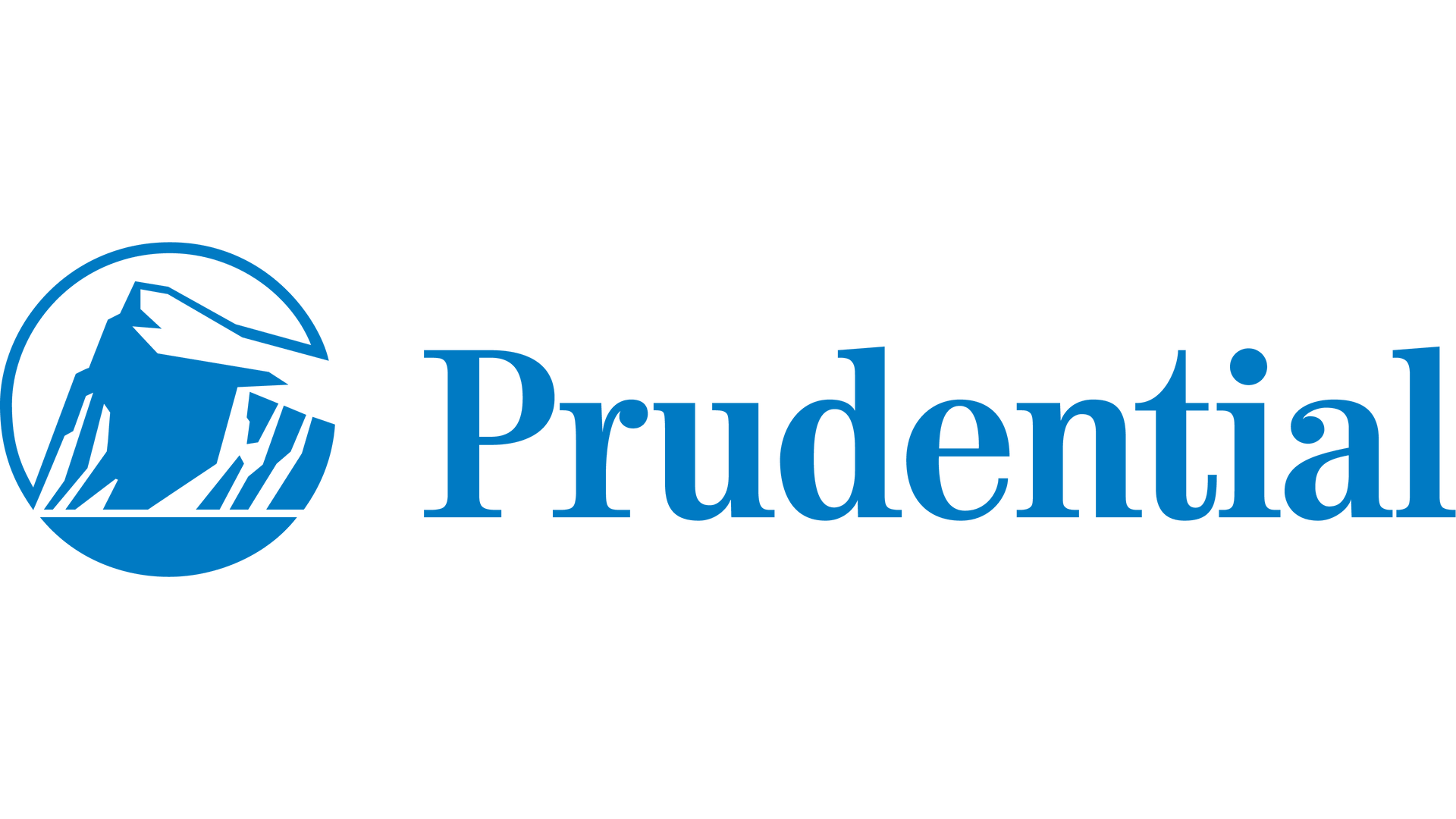 Prudential logo with a blue mountain icon and the name
