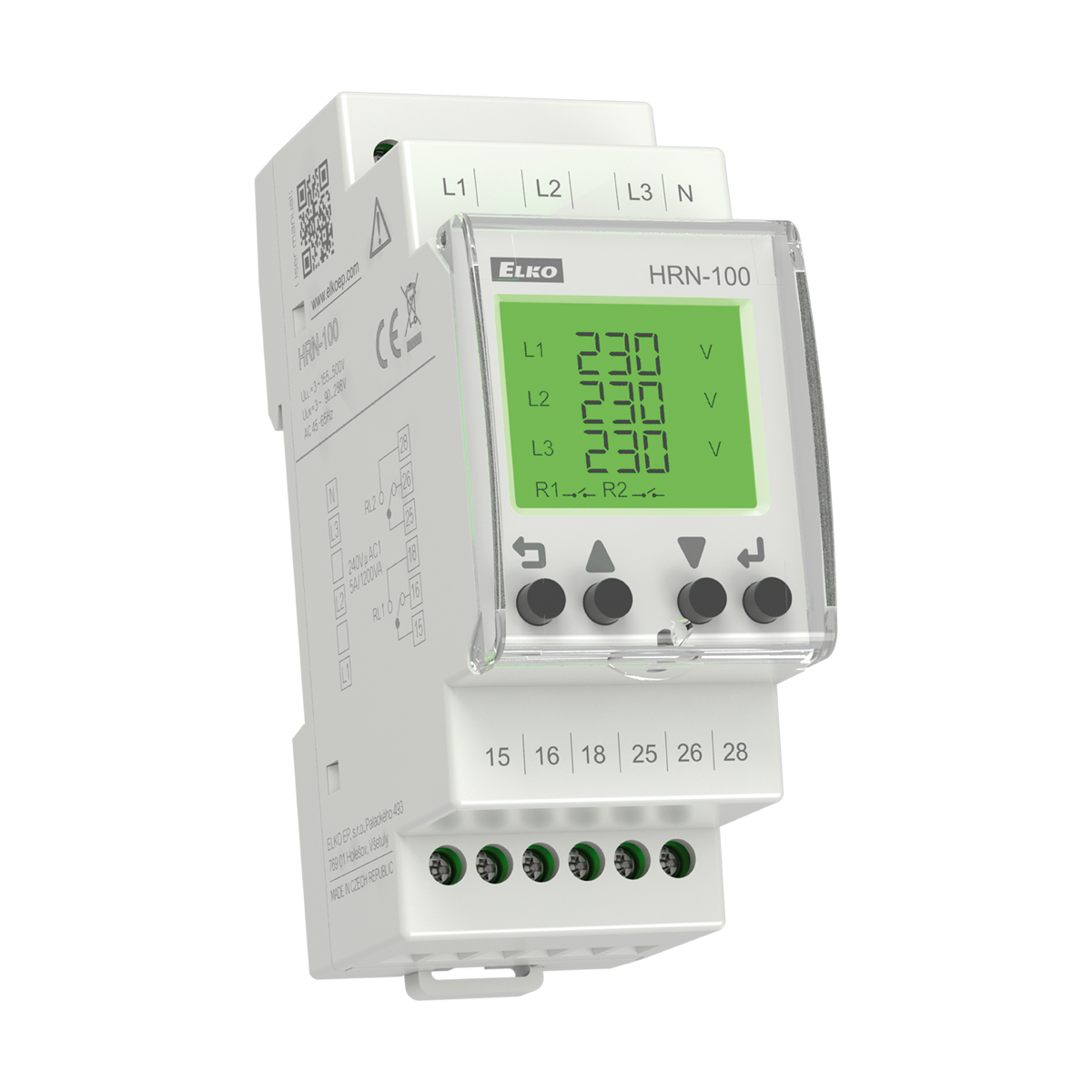 Multifunction voltage monitoring relay