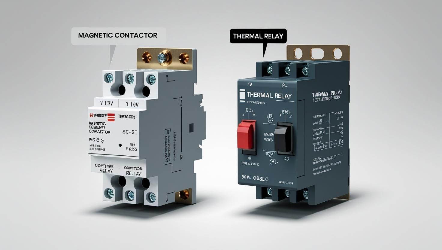 Magnetic Contactor vs Thermal Relay