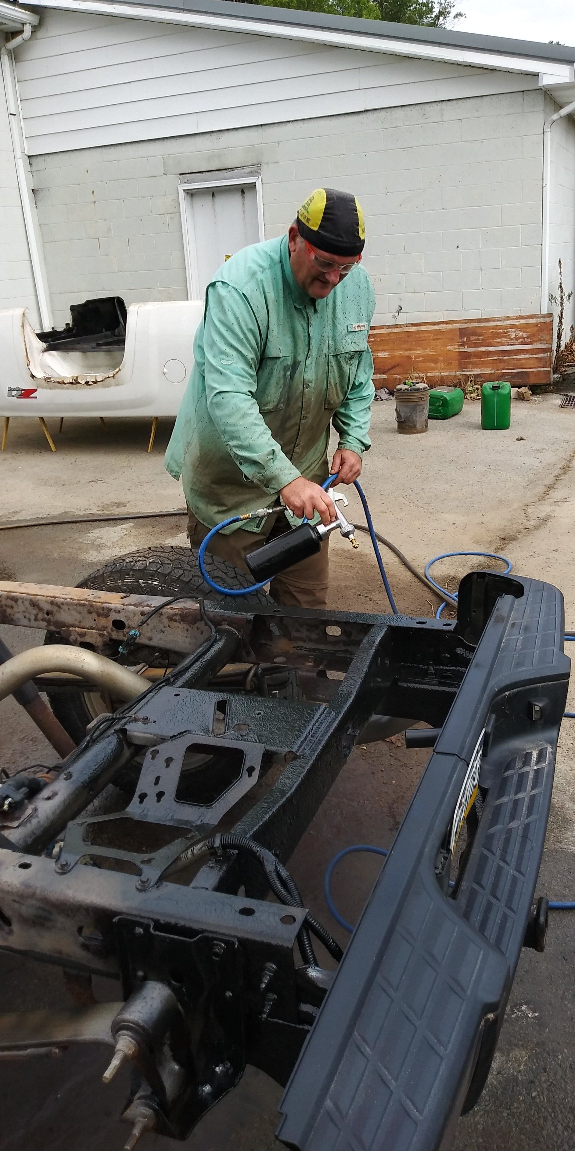 Undercoating of Car's Undercarriage — Indiana, PA — Keystone Dustless Mobile Media Blasting LLC