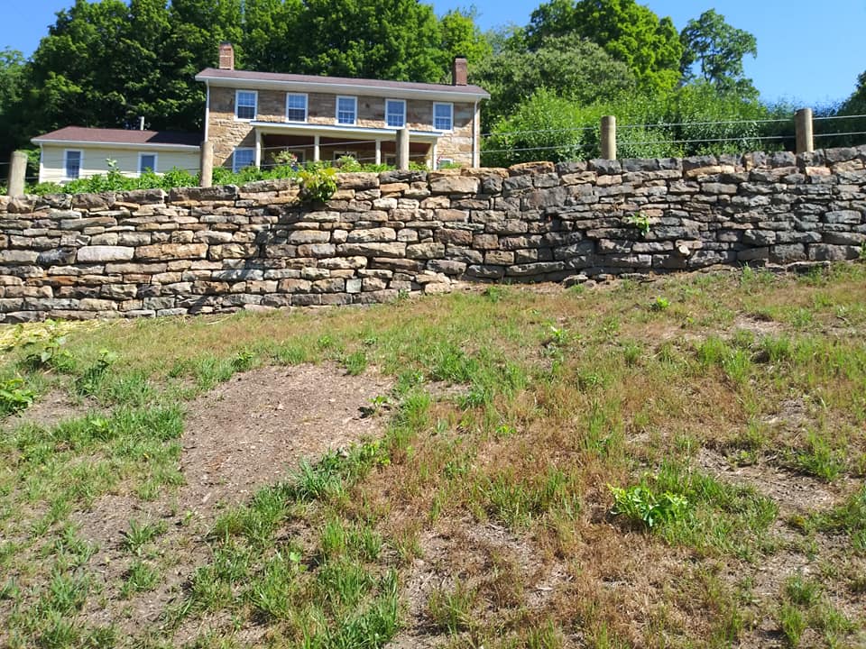 Beautiful House with Retaining Wall — Indiana, PA — Keystone Dustless Mobile Media Blasting LLC