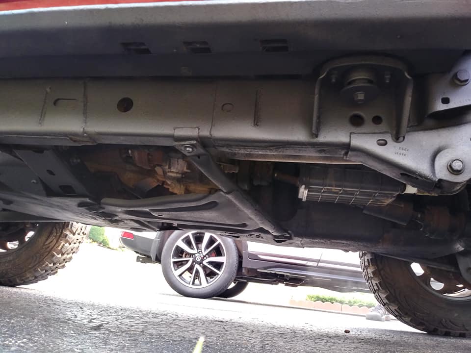 Red Jeep's Undercarriage — Indiana, PA — Keystone Dustless Mobile Media Blasting LLC