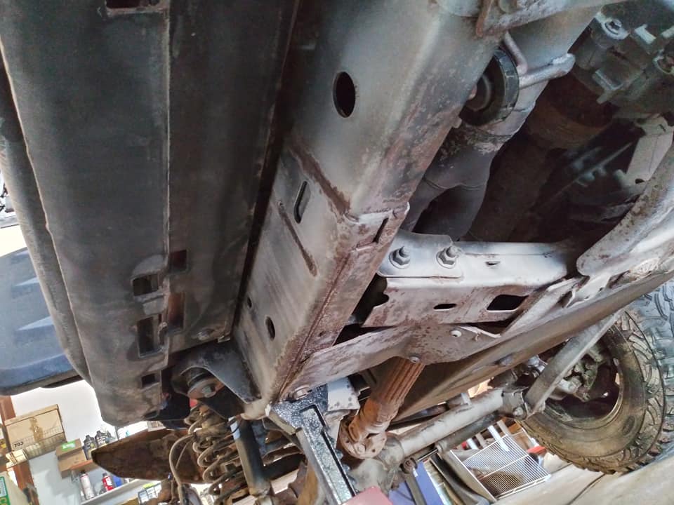 Old Jeep's Undercarriage — Indiana, PA — Keystone Dustless Mobile Media Blasting LLC
