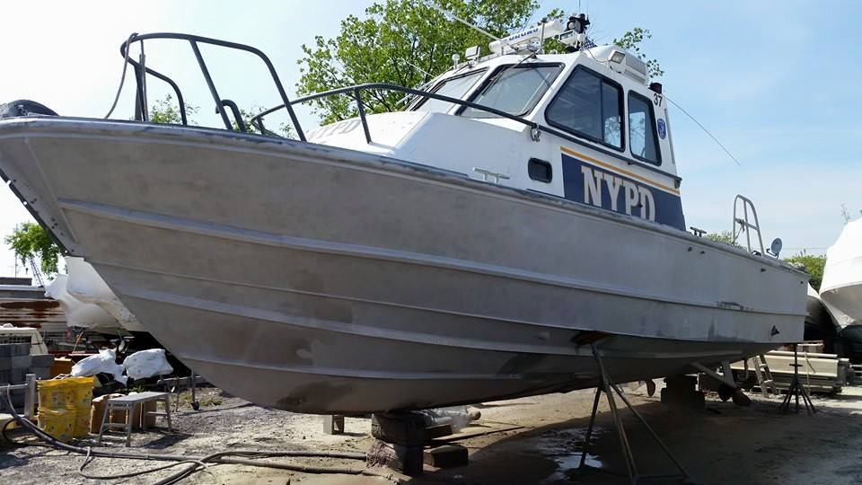 After Removal of Boat's Paint — Indiana, PA — Keystone Dustless Mobile Media Blasting LLC