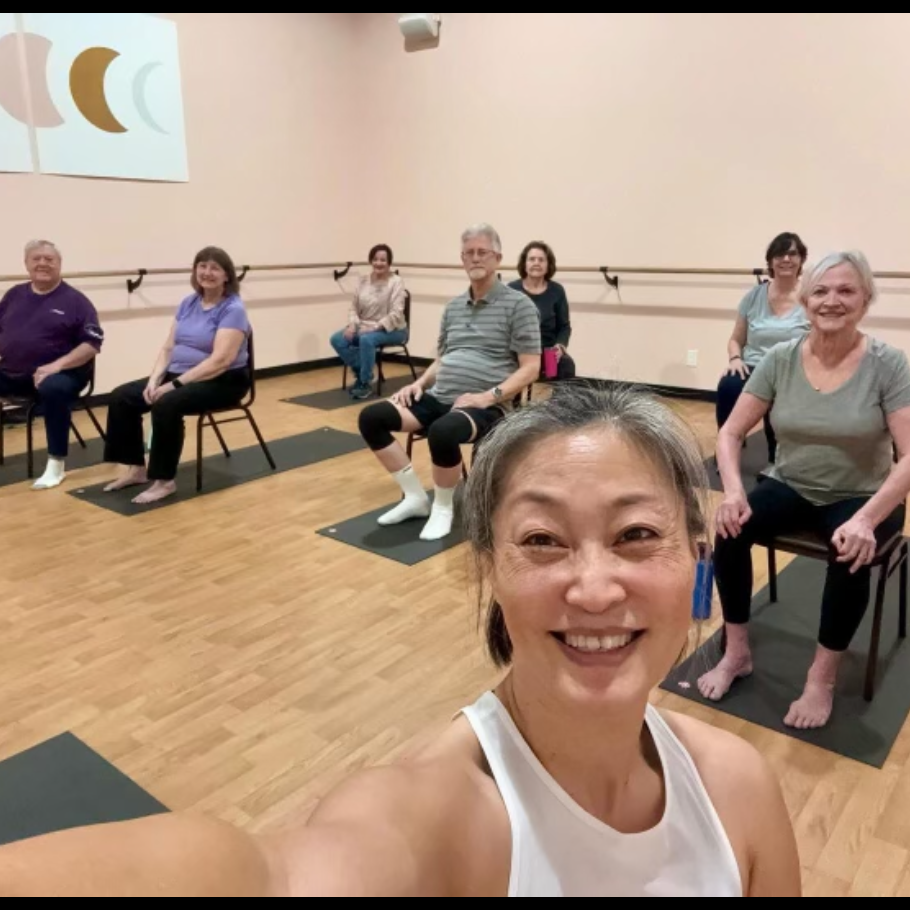 Relaxing Meditation in Yin class perfect for those seeking to improve their mental health in a supportive enviroment