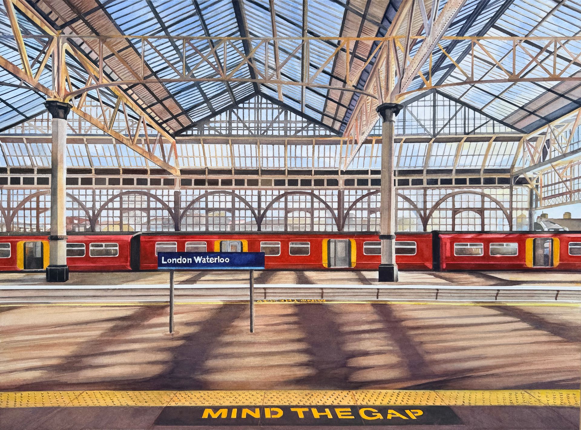 Waterloo station platform