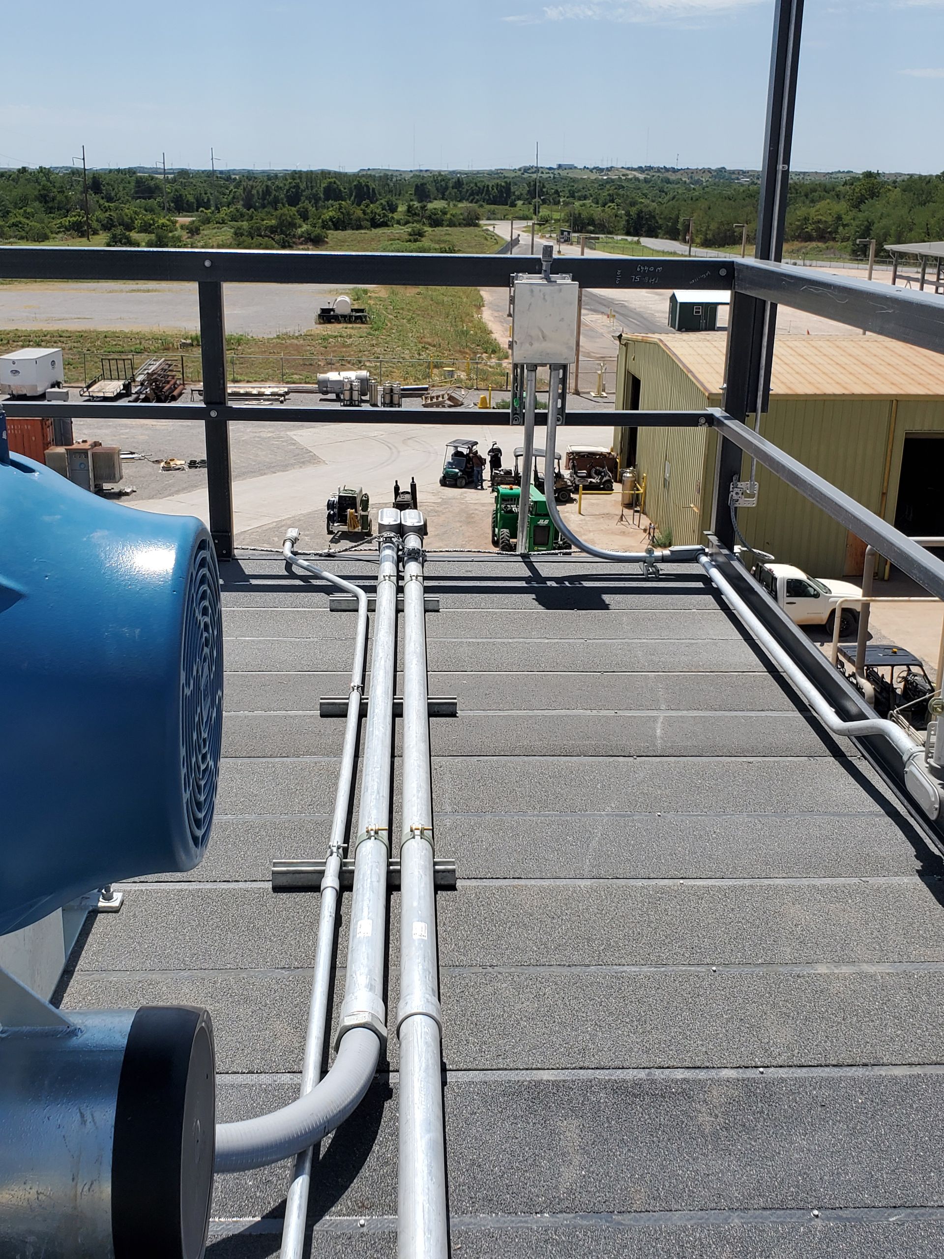 Pipe Lines On Roof Top - Woodward, OK - Moyer Electric