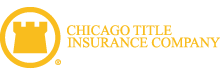 The logo for the chicago title insurance company has a castle in a circle.