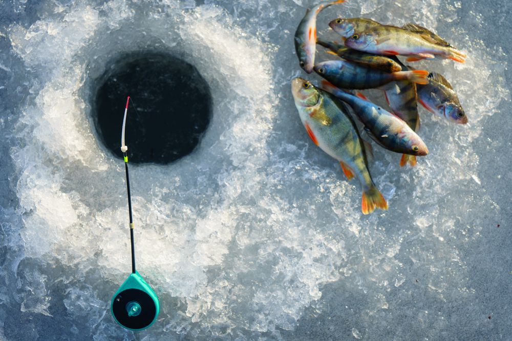 Ice Hole for Fishing