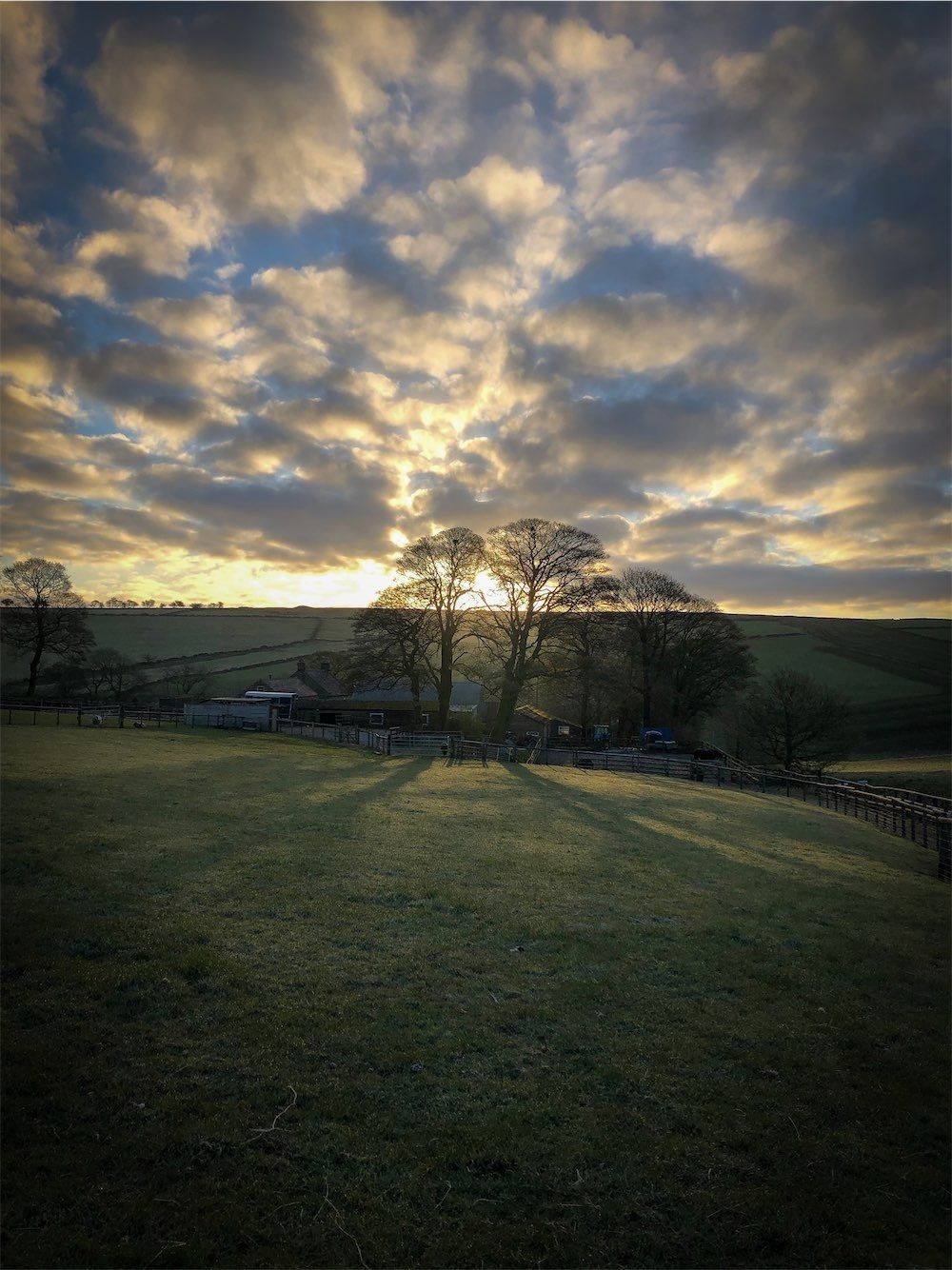 Early Morning in Winter Staffordshire Moorlands