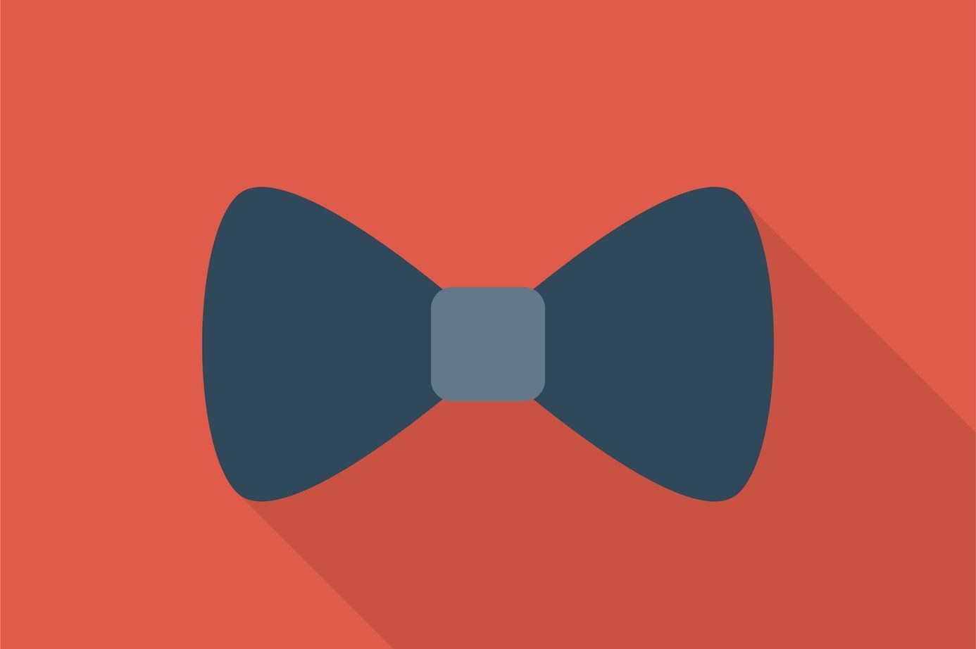 Ilustração de uma gravata