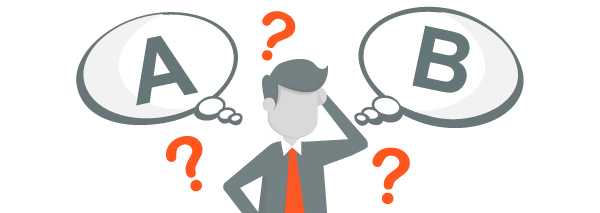 Ilustração de pessoa com dúvida