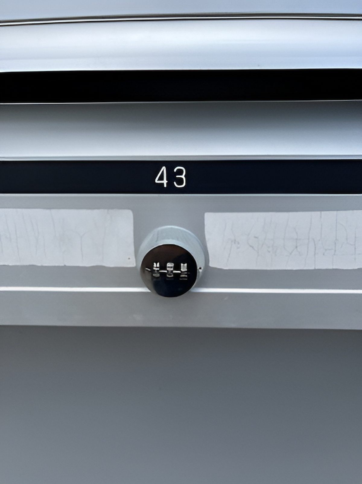 A Close Up Of A Mailbox With The Number 43 On It — Grace Locksmiths In Manoora, QLD