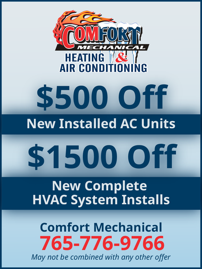 Comfort Mechanical AC and Heating services Lafayette IN