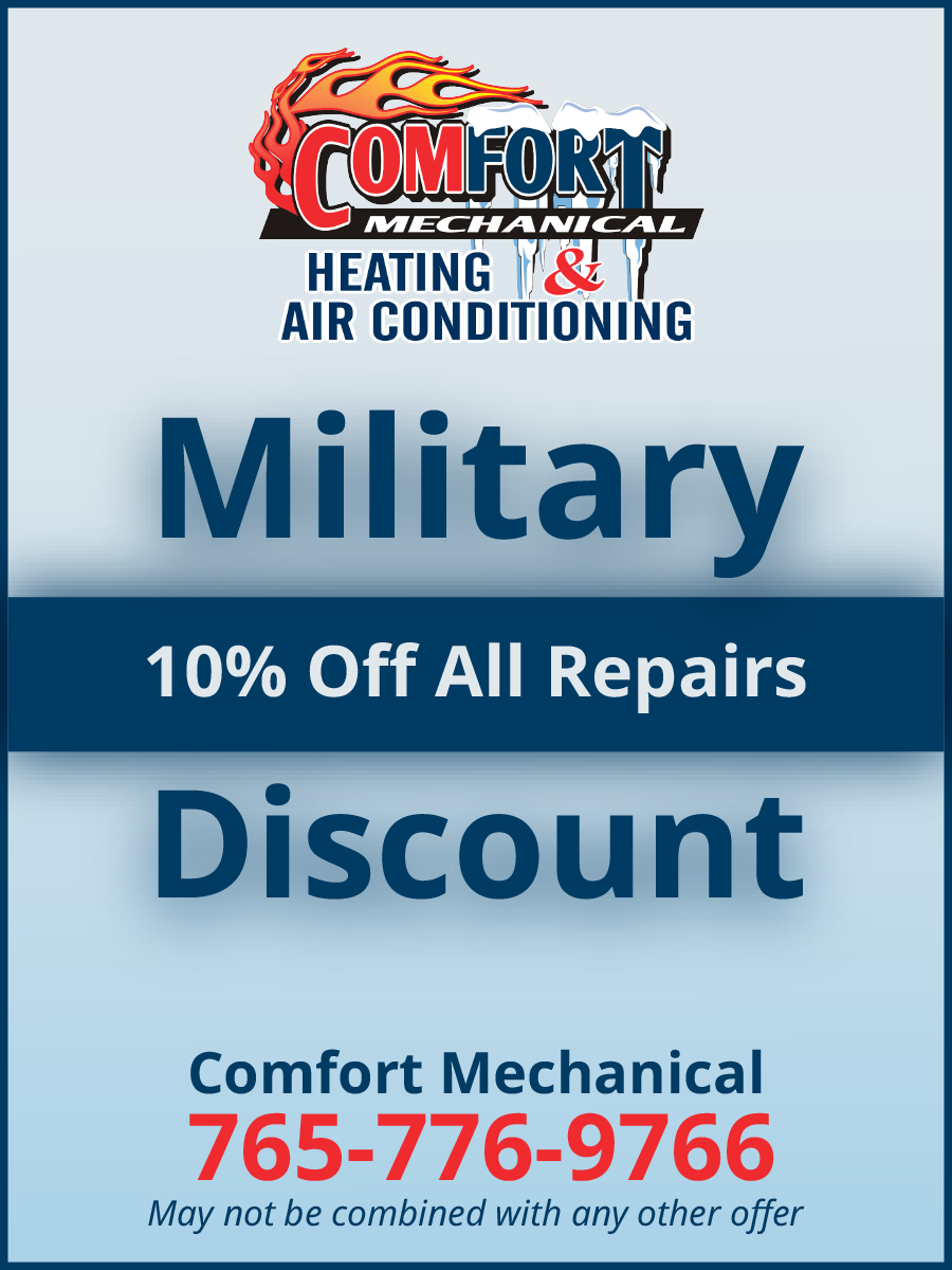 Military discount 10% off repairs