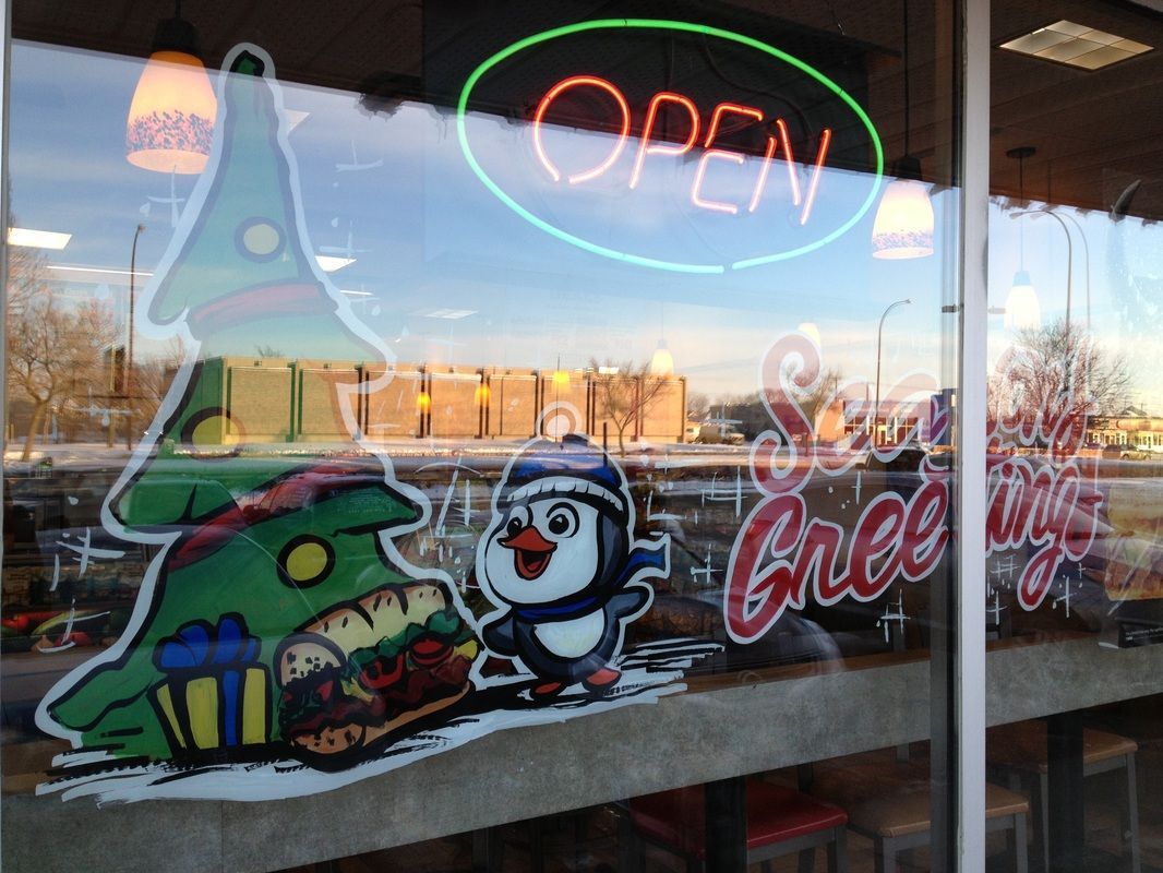 A neon sign that says open on it