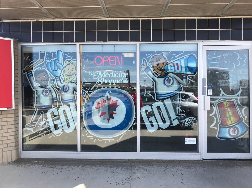 A store front with a sign that says `` go go go '' on it.