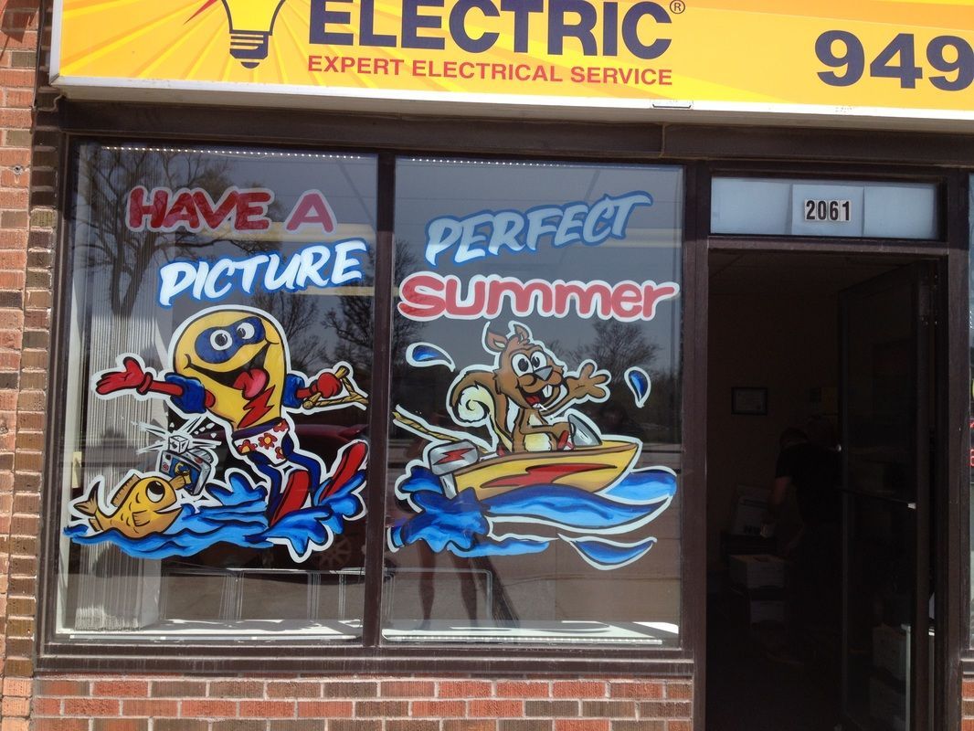 A store front for electric expert electrical service