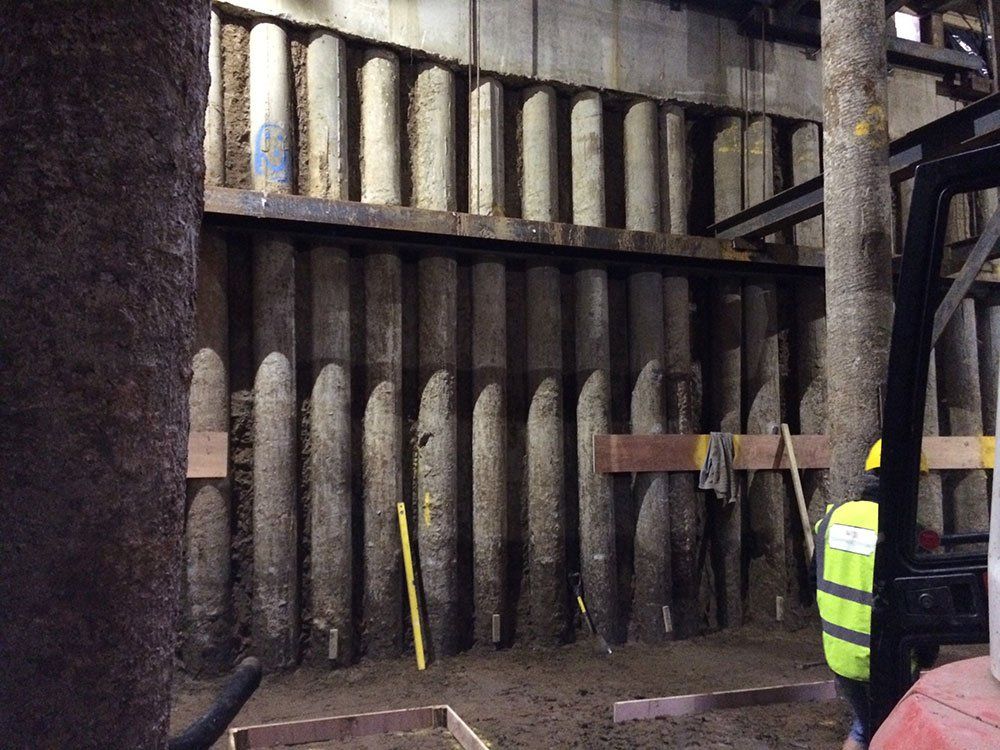 Contiguous Piled Retaining Walls London, Essex