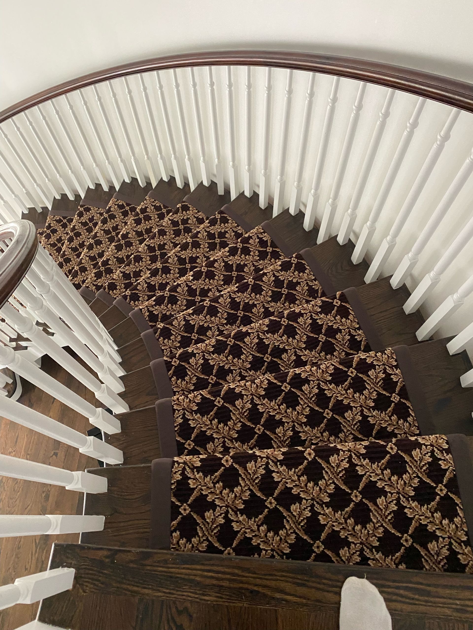 Kane carpet custom made runner for curved steps