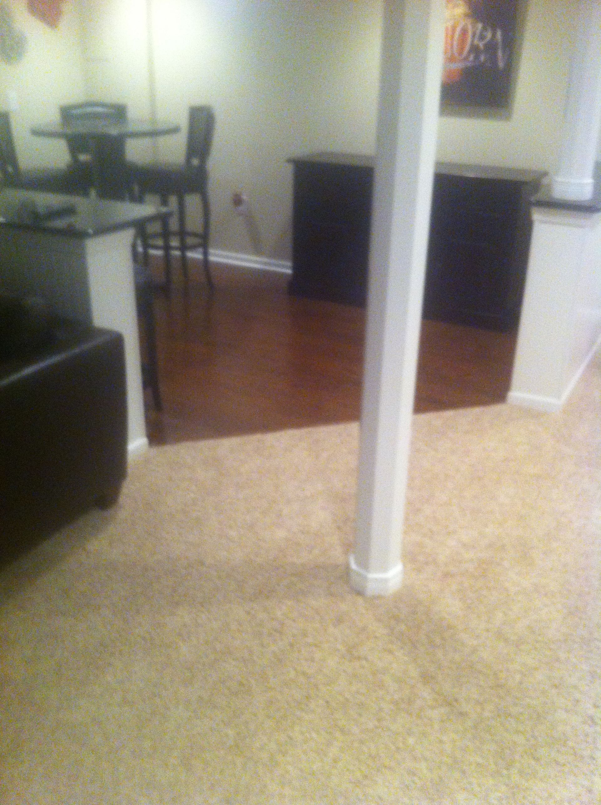 Carpet and Hardwood flooring installed
