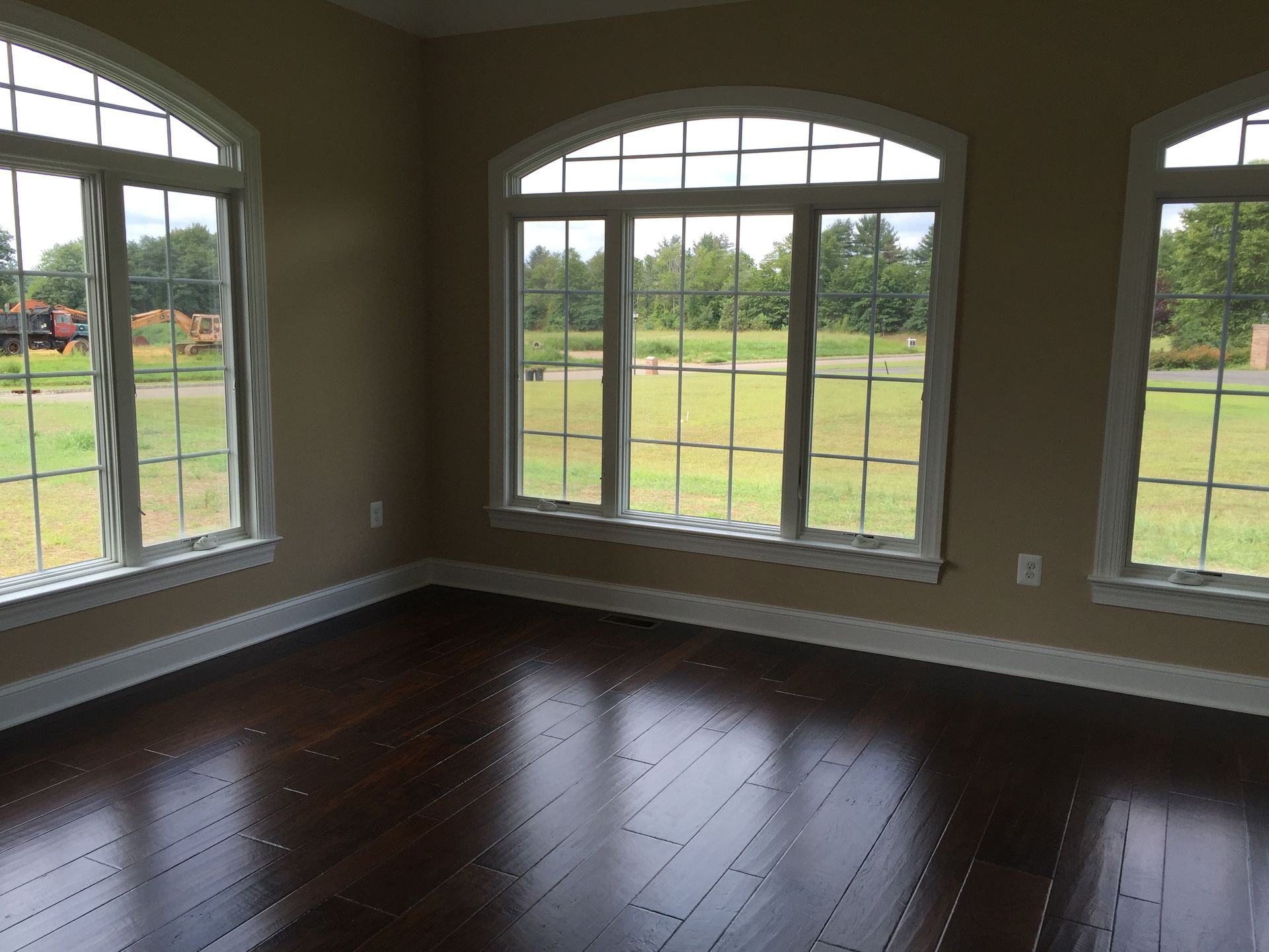 hardwood flooring installed