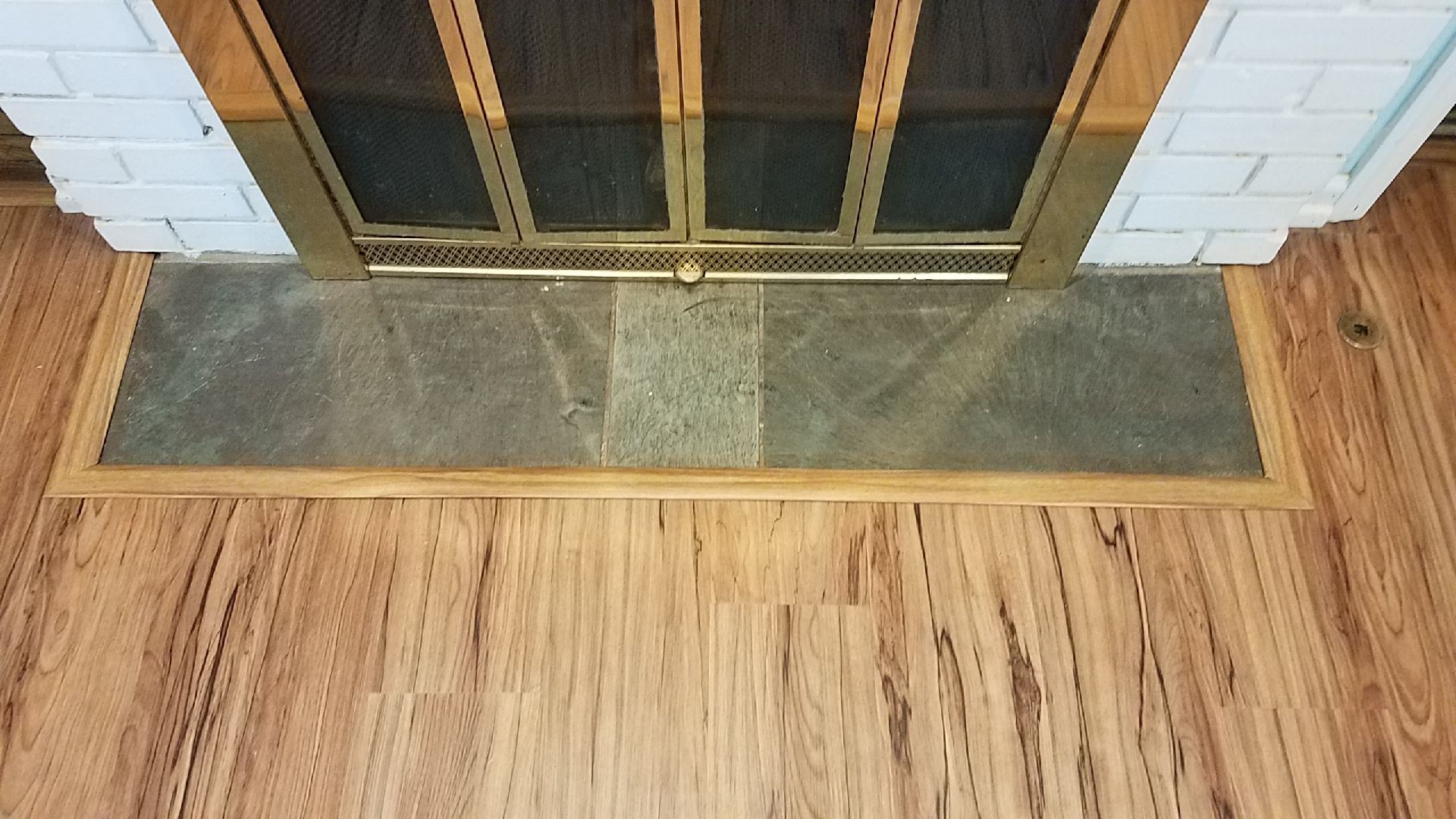 Solid Vinyl Plank Installed