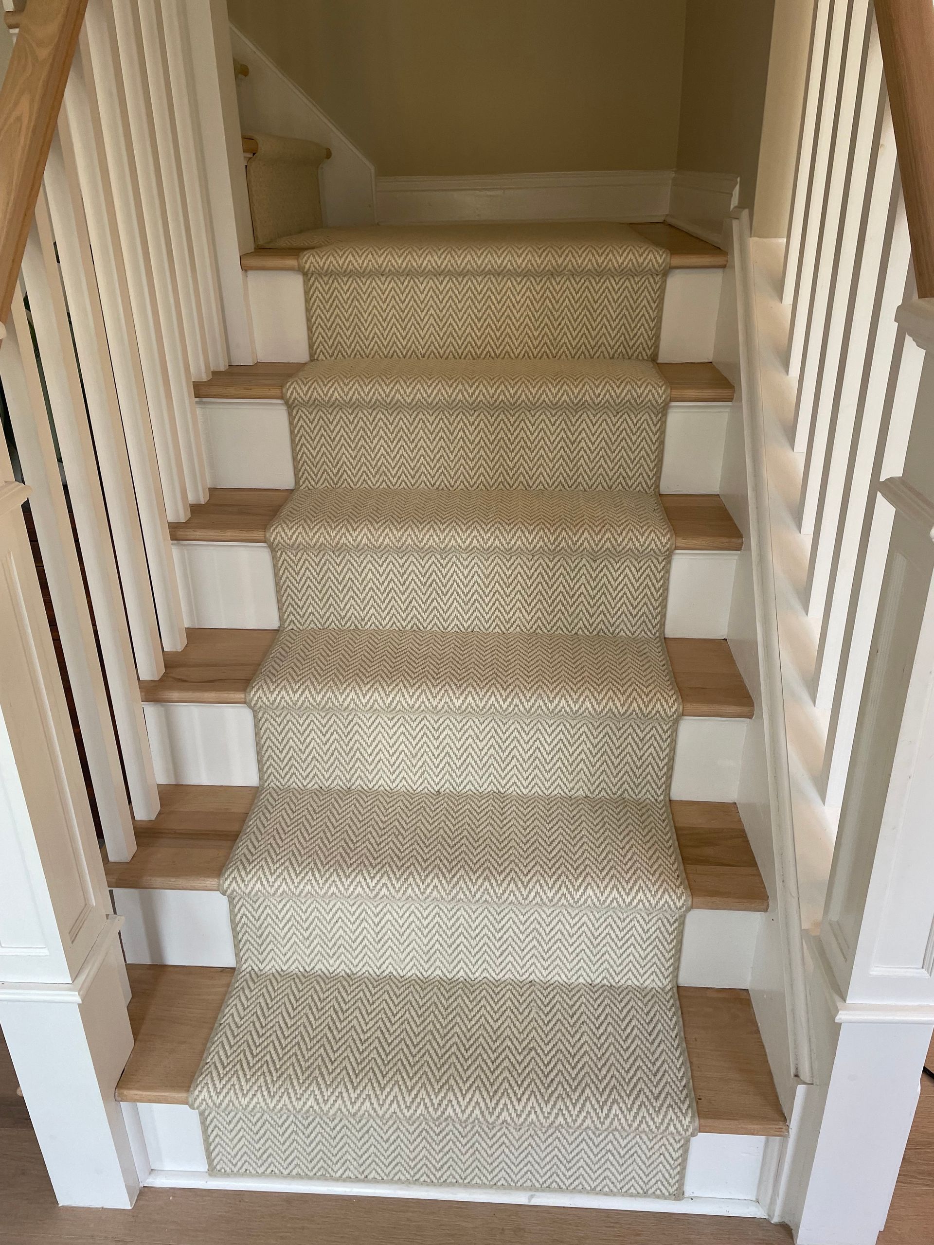 Wool Runner on stairs