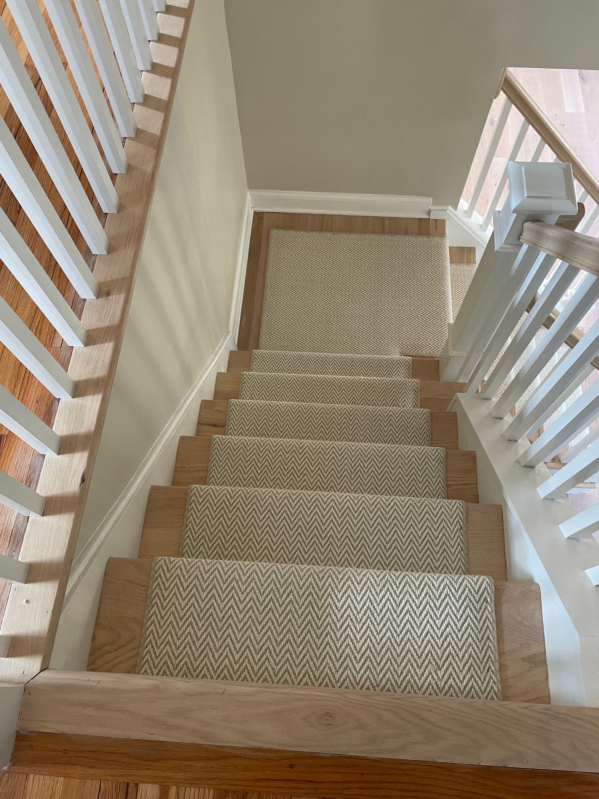 Prestige Mills carpet on steps