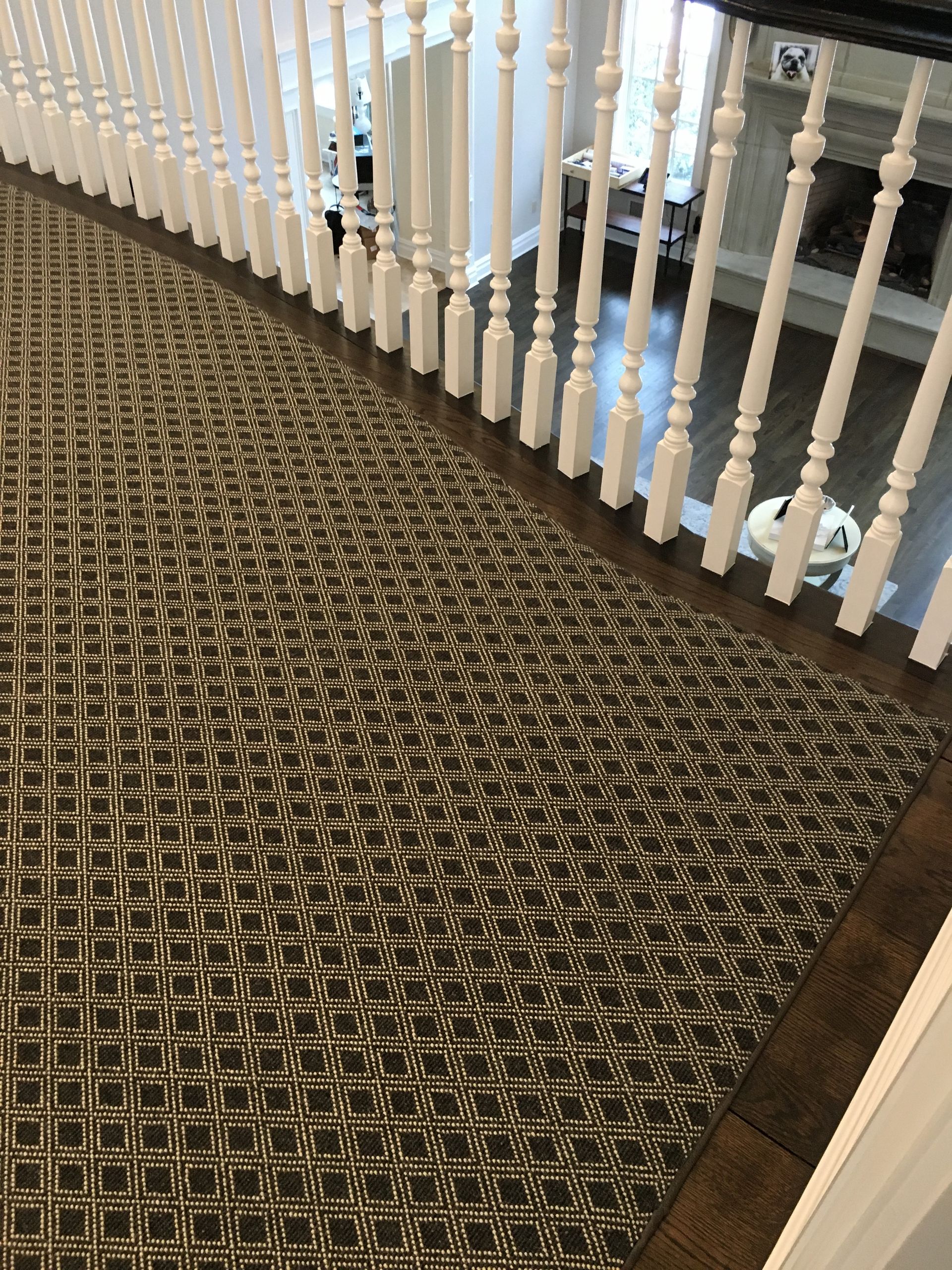 Stair runner -custom carpet