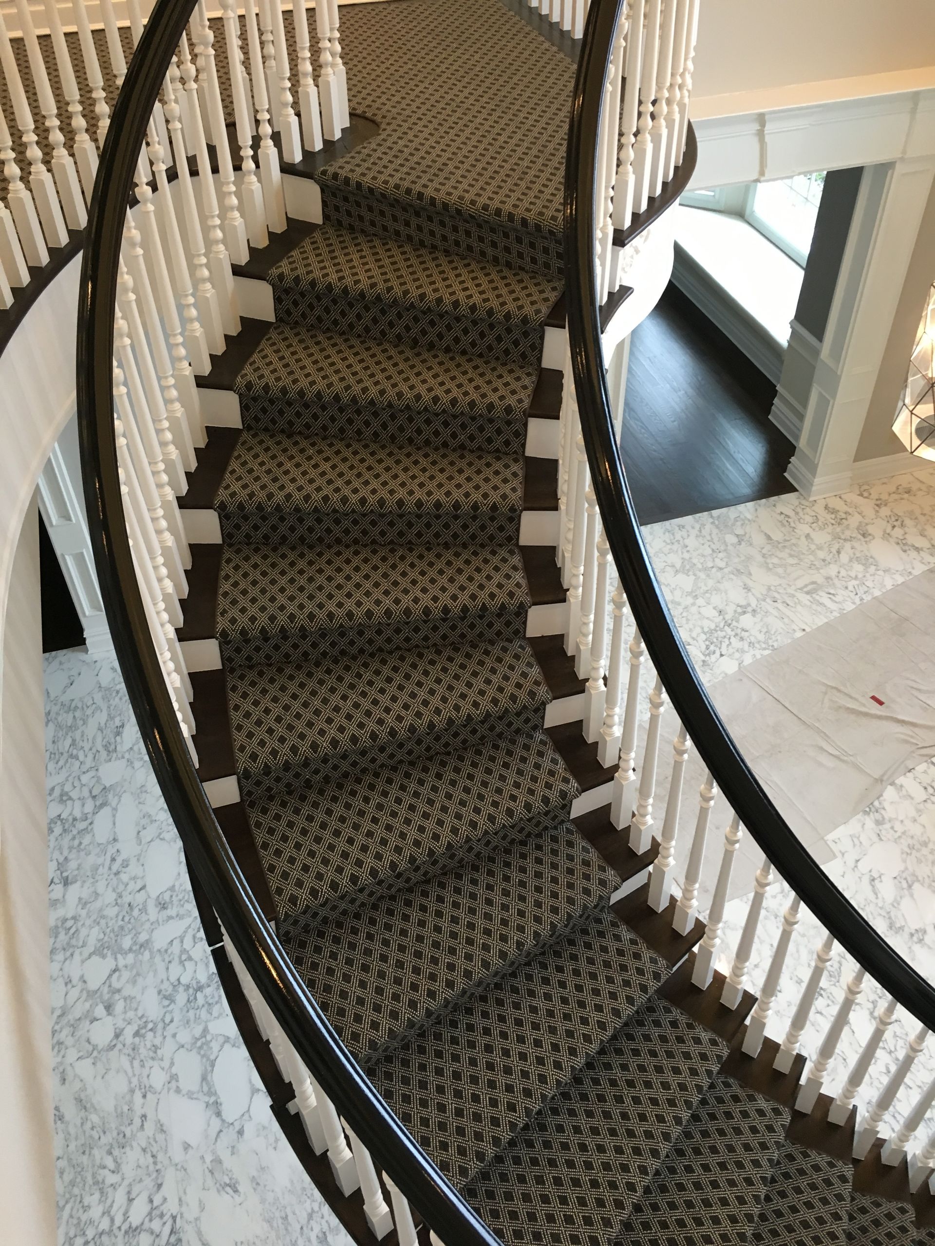 Stair runner -custom carpet