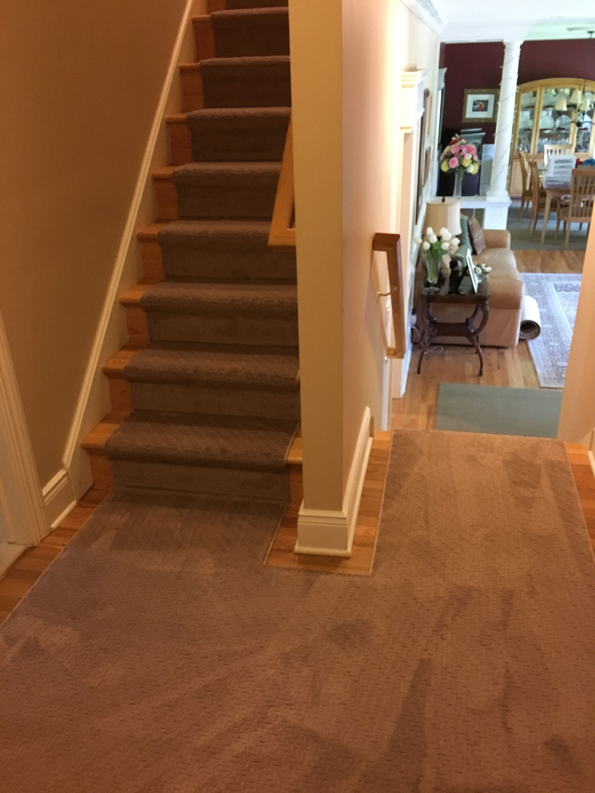 Stair runner -custom carpet