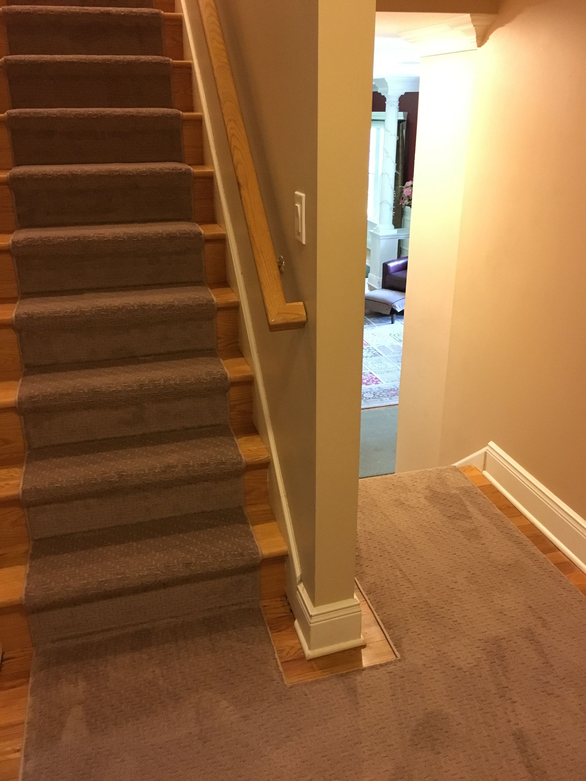 Stair runner -custom carpet