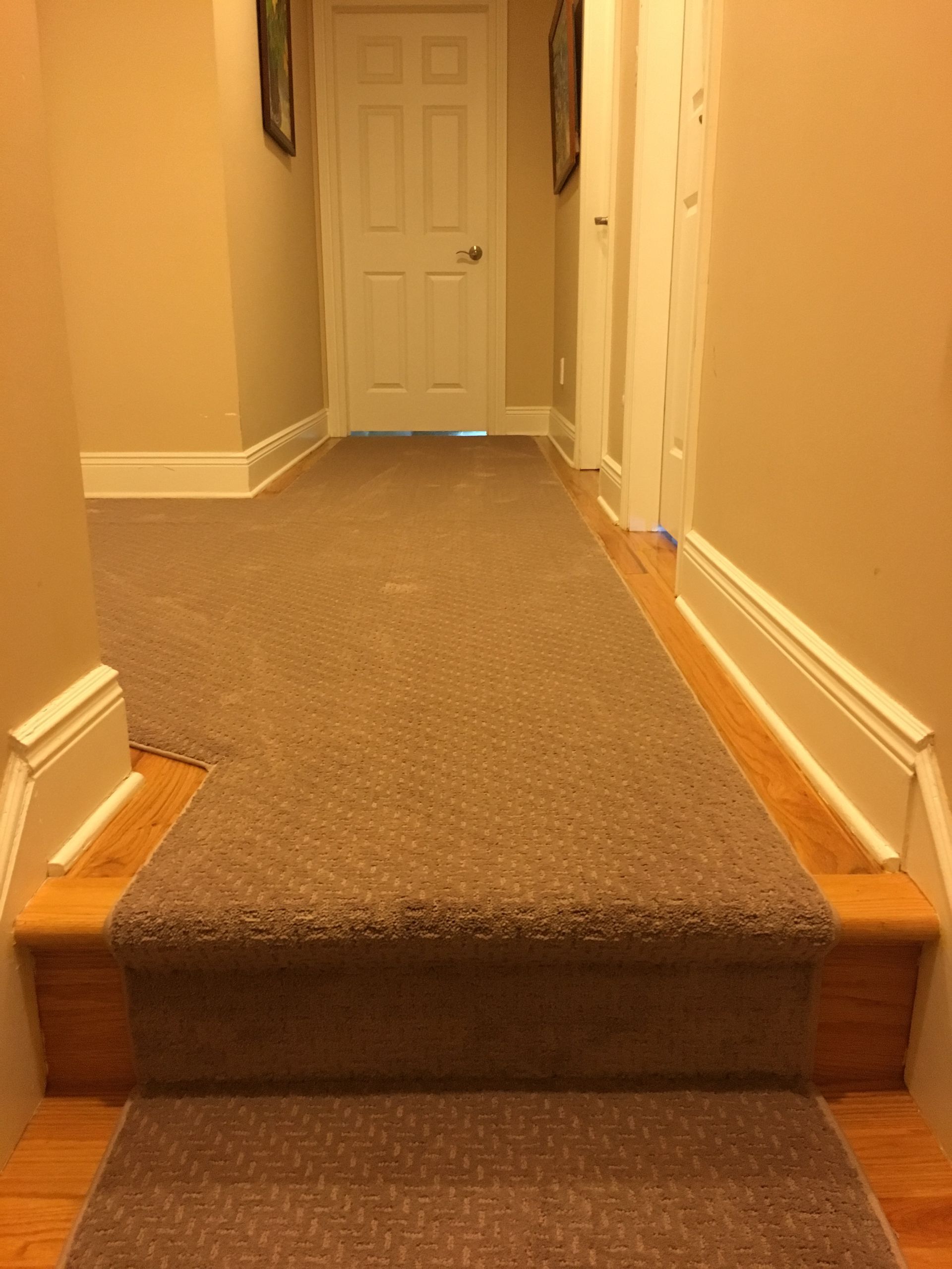 Stair runner -custom carpet