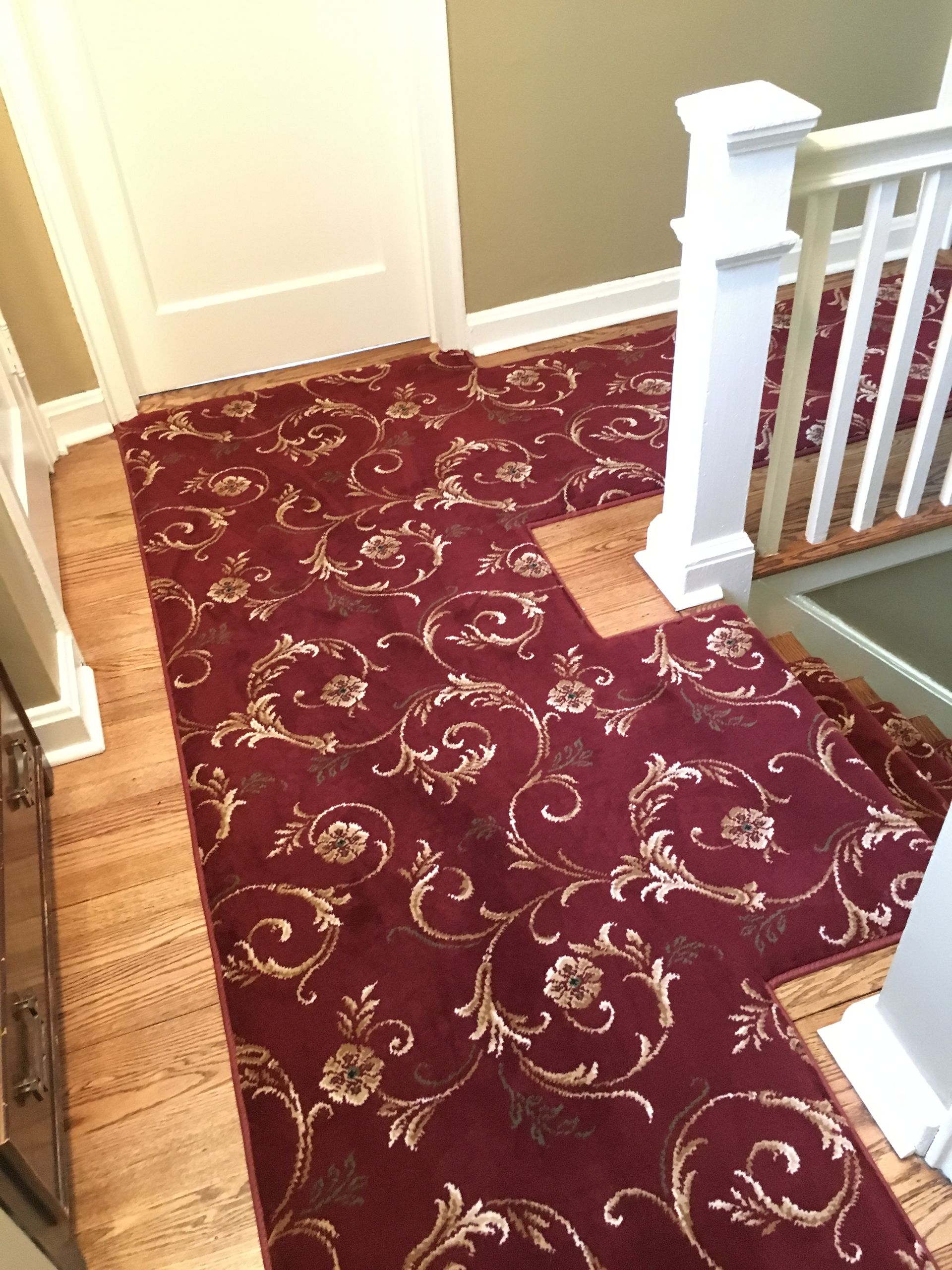 Stair runner -custom carpet