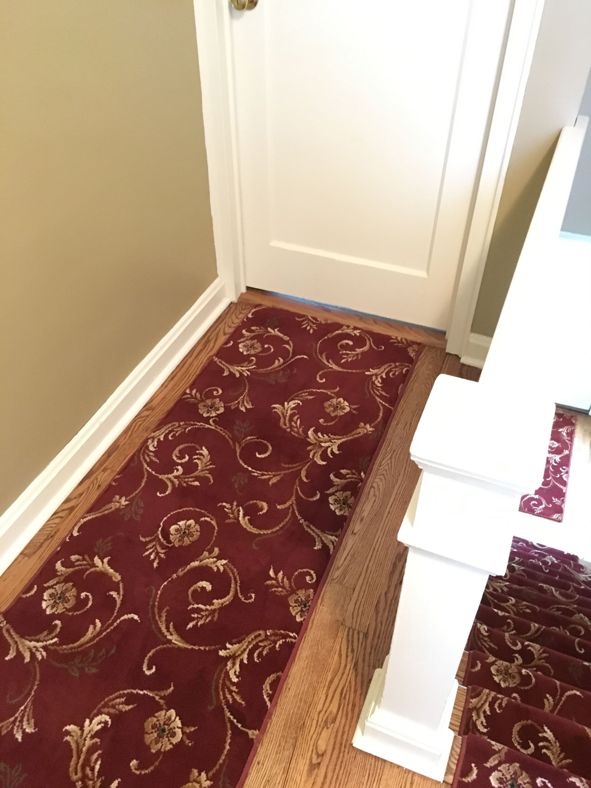 Stair runner -custom carpet