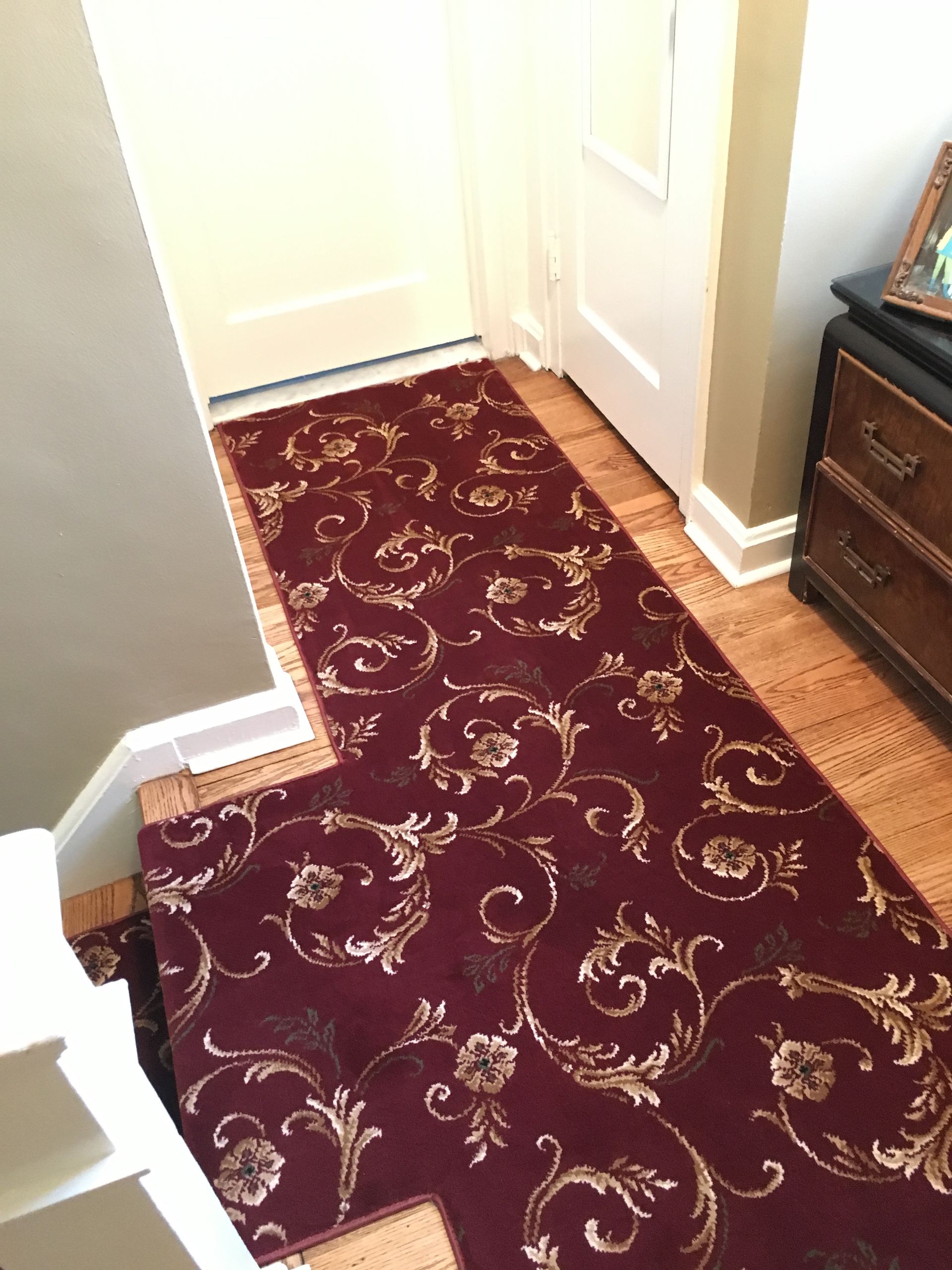 Stair runner -custom carpet