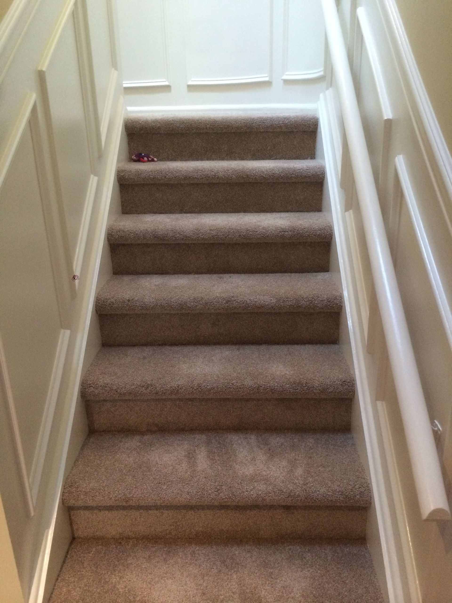 Installed print carpet