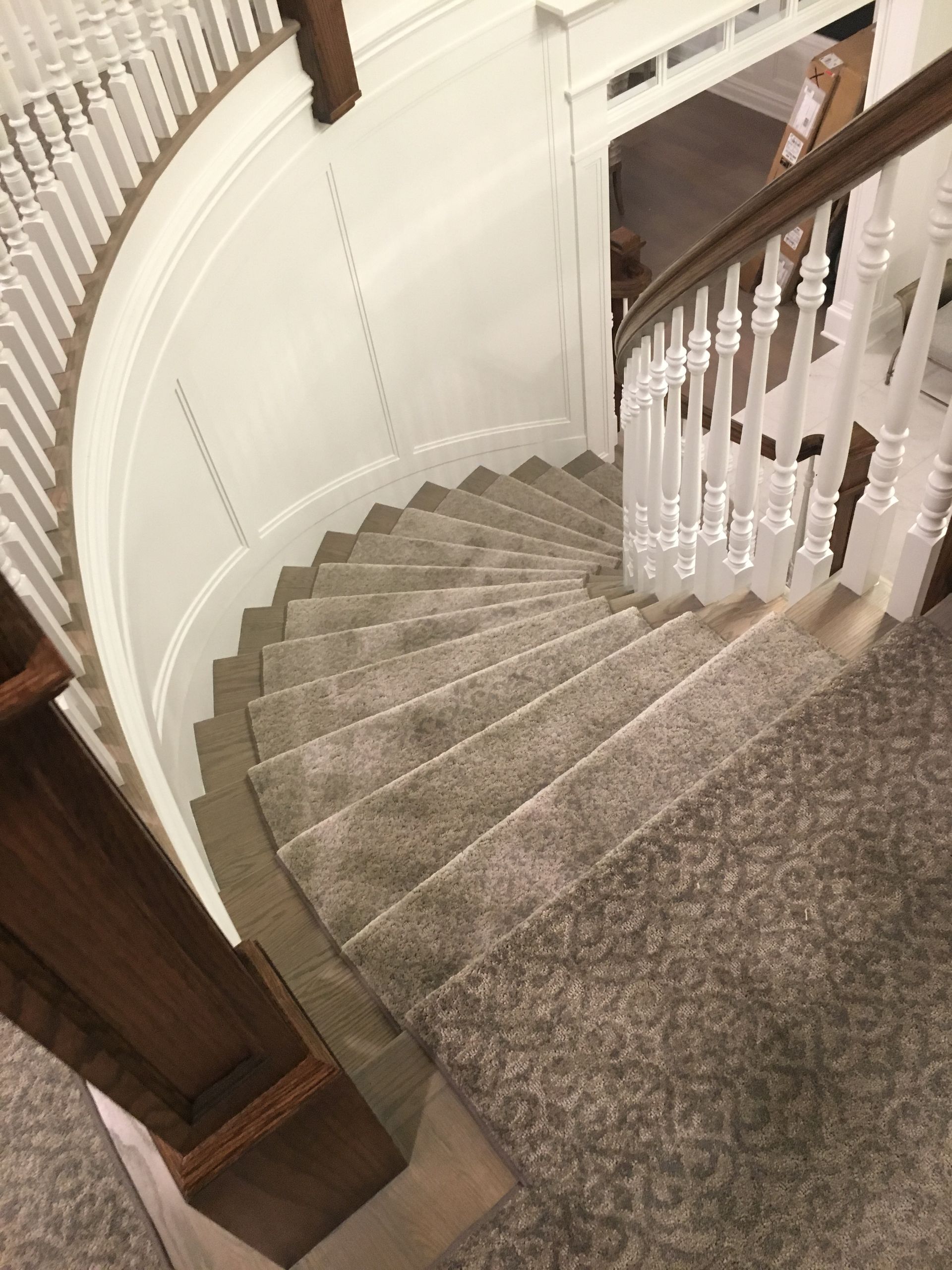 Stair runner -custom carpet
