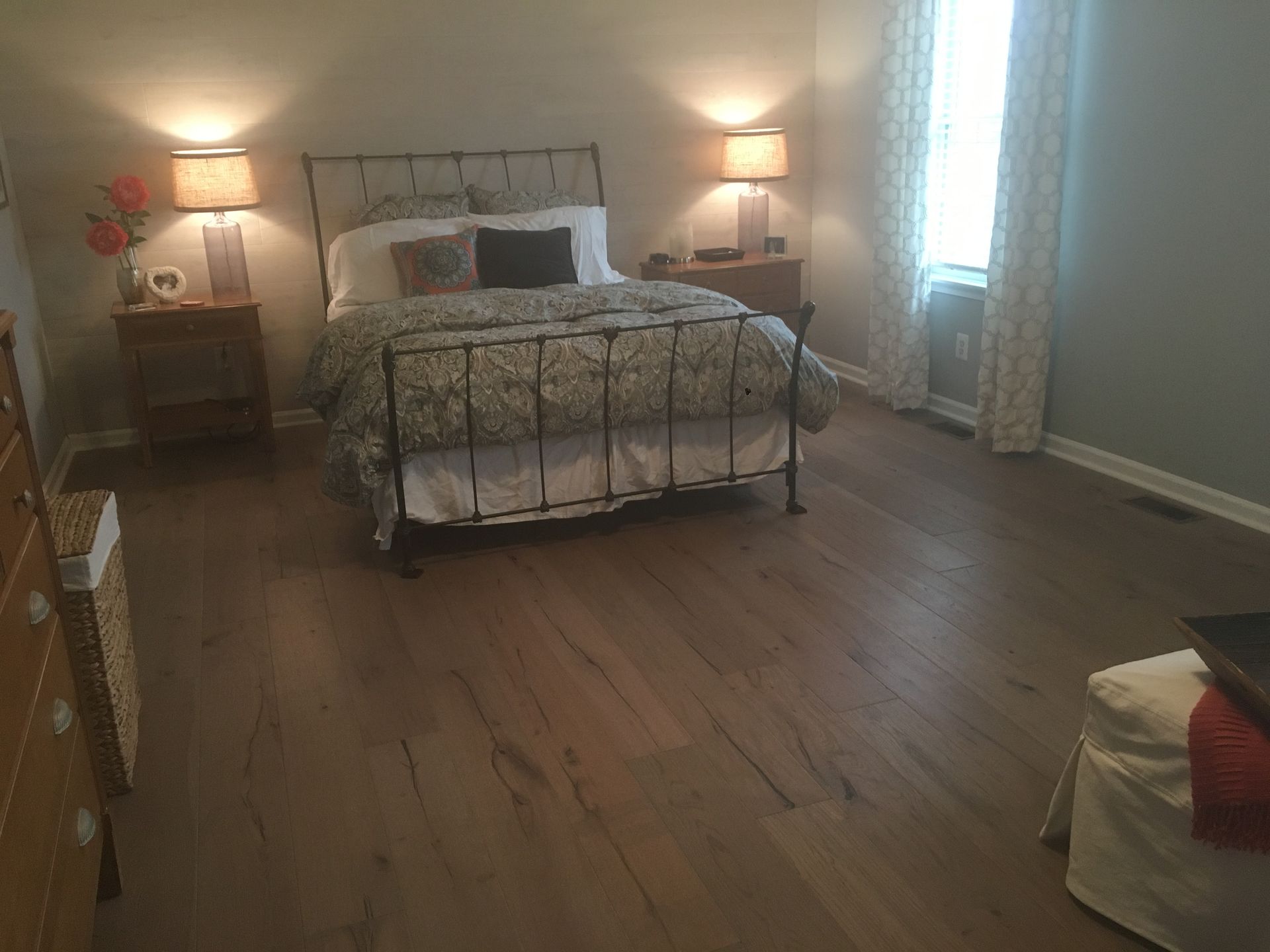 European wide plank flooring