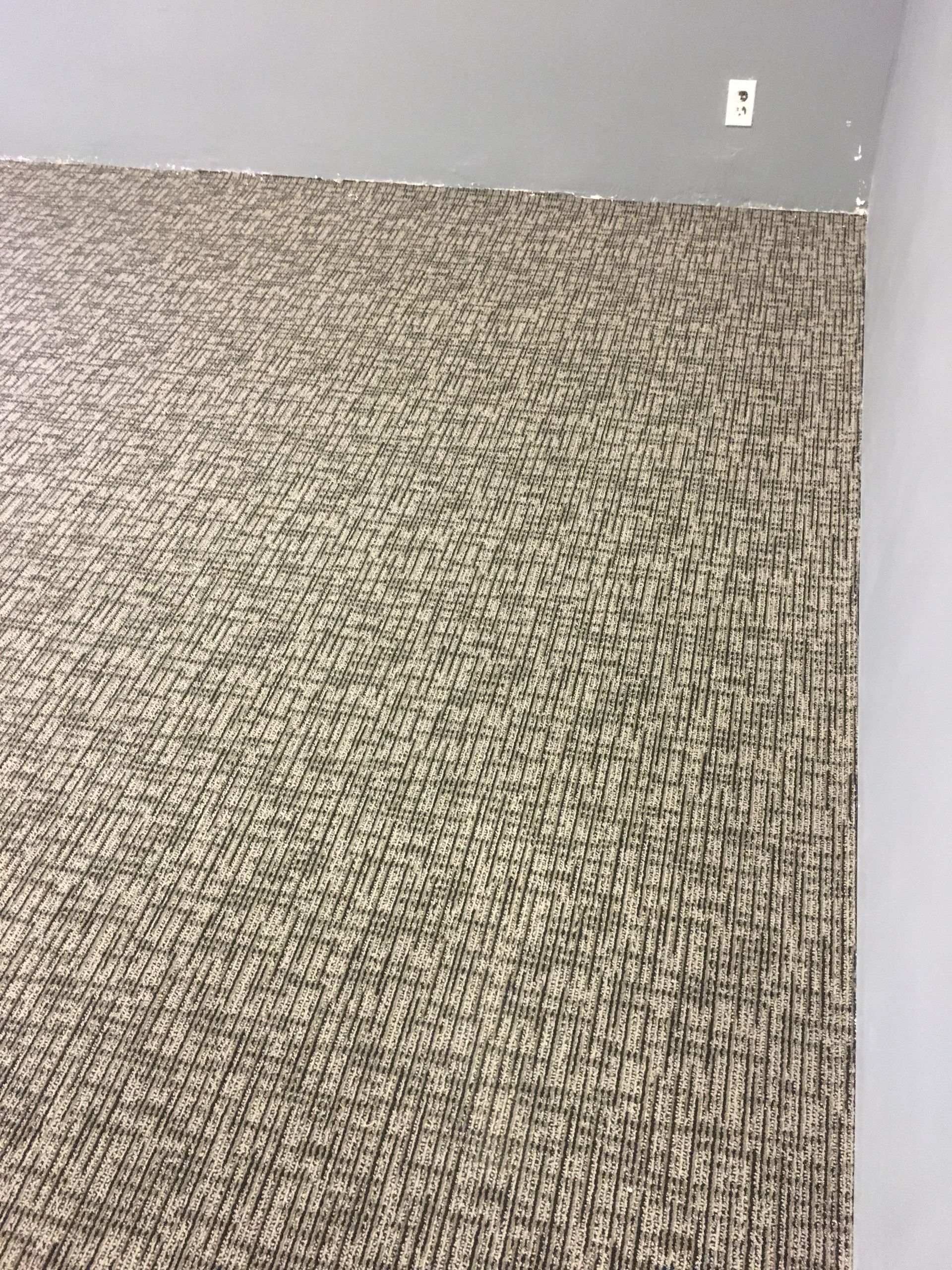 Installed print carpet: Commercial