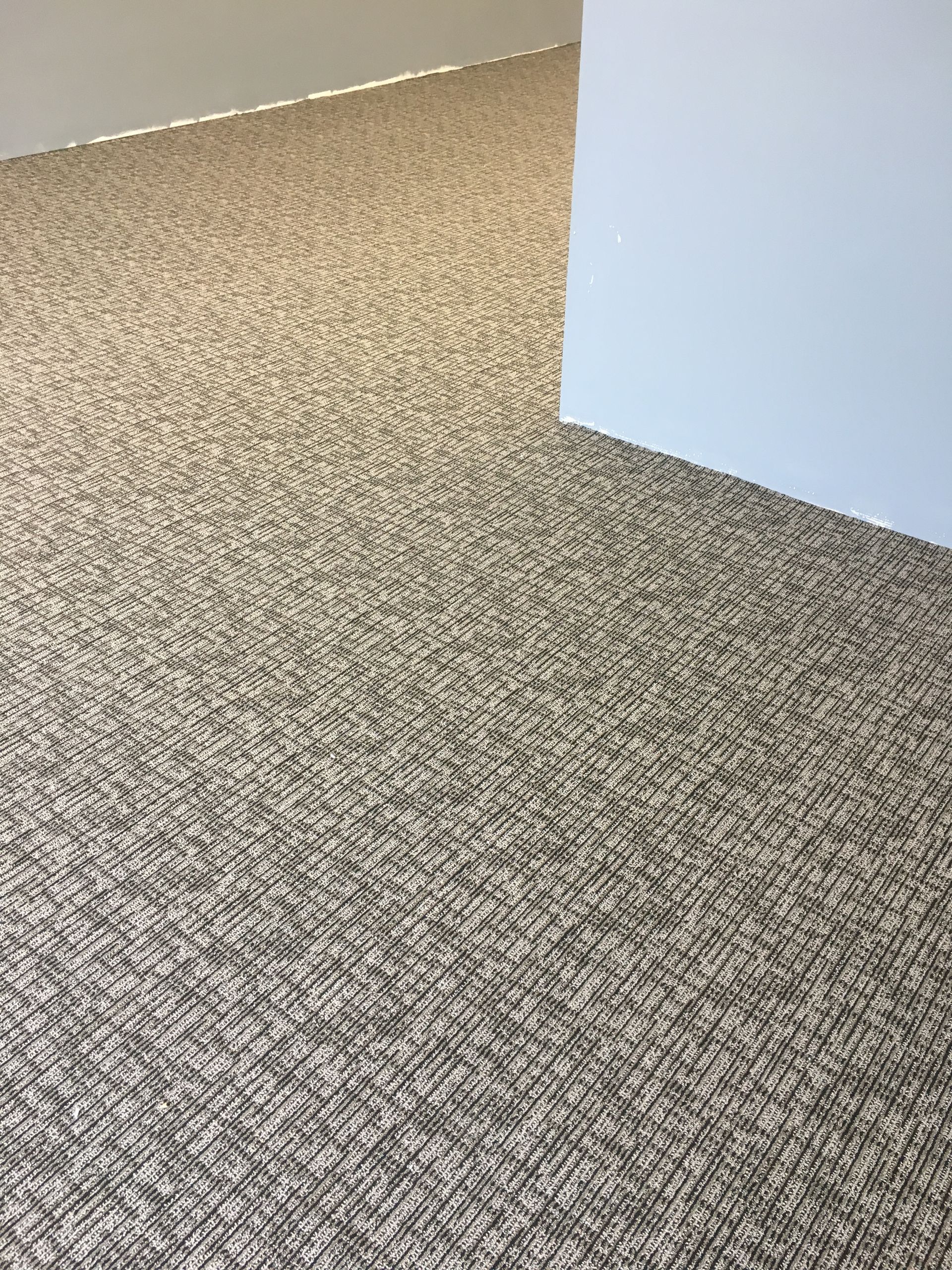 Installed print carpet: commercial