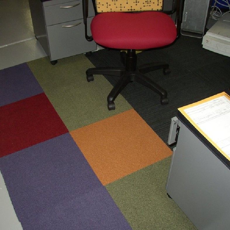Commercial carpet tile